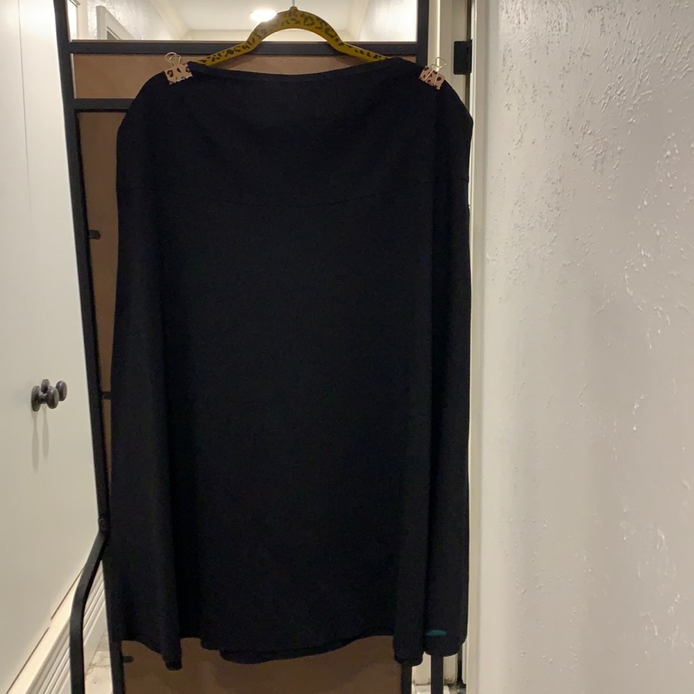MIDI a-line skirt
